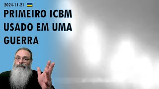 Ucrânia 20241121 RUSSOS usam ICBM pela PRIMEIRA VEZ em uma GUERRA atingindo CIDADE de DNIPRO [upl. by Llib]