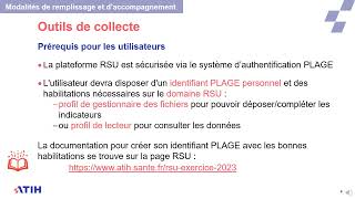 ATIH RSU 2023 Outils et support [upl. by Raama]