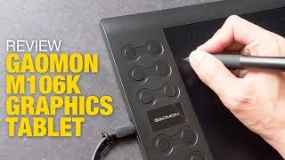 Review Gaomon M106K Graphics Tablet [upl. by Lear]