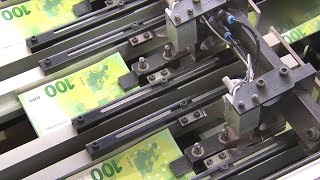 How euro banknotes are produced [upl. by Airtal883]