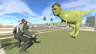 Franklin Become Venom to Kill TrexHulk in Indian Bike Driving 3D [upl. by Halik295]