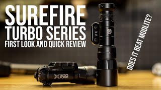 Surefire X300 Turbo and M340DF Turbo Quick Review [upl. by Airdnek265]