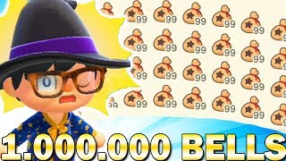 Make 1000000 Bells With This Super Easy Guide In Animal Crossing New Horizons [upl. by Ahtram]