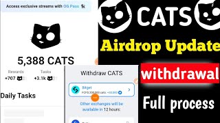 cats wallet connect bitget  How to withdrawal cats token on Bitget  cat token deposit address and [upl. by Rj]