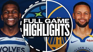 WARRIORS vs TIMBERWOLVES FULL GAME HIGHLIGHTS  December 7 2024  NBA Season Highlights Today 2K [upl. by Laoj]