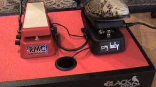 RMC Teese Wheels of Fire Wah comparison with Crybaby Standard and Kingbee Tele [upl. by Olyhs754]