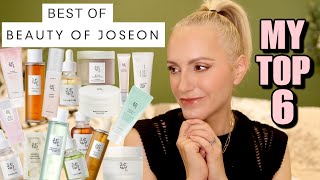 TOP 6 PRODUCTS FROM BEAUTY OF JOSEON  KOREAN SKINCARE [upl. by Nnaylloh578]