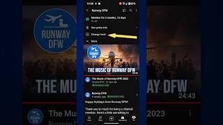 How to Change a YouTube Channel Membership Level on Android YouTube App youtubetips [upl. by Adnoma887]