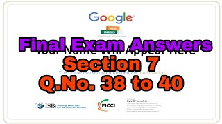 Google Digital Unlocked  Final Exam Answers  Section 73840  Take a Business Global [upl. by Acnalb295]