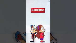 Which one is real face of mabel pines and dipper pines  gravityfalls shorts art [upl. by Lamak219]