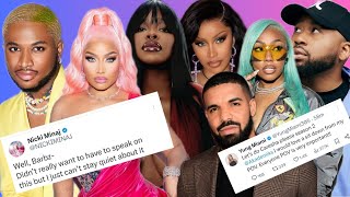 ‼️Arrogant Tae SHADES Nicki Minaj over JT unfollow Cardi B gets Drake feature amp Tinashe Album flops [upl. by Dilly]