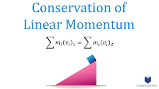 Conservation of Linear Momentum Learn to solve any problem [upl. by Edylc]