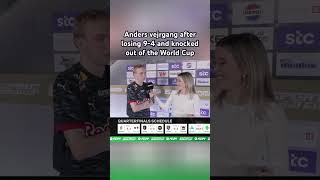 ANDERS VEJRGANG INTERVIEW AFTER LOSING 94 IN WORLD CUP [upl. by Ellirehs]