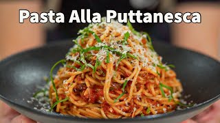 Pasta Alla Puttanesca  How To Make This Underrated Dish [upl. by Hermy]