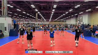 Academy 161 v Mintonette 161  JVA Summerfest 2024 [upl. by Atinav]