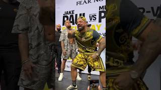 😤 JAKE PAUL VS MIKE PERRY INTENSE FIRST FACE OFF [upl. by Vivia]