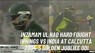 Inzamam ul Haq Hard Fought 75 Runs at Edens Garden Calcutta  Pakistan vs India  Golden Jubilee ODI [upl. by Lamhaj402]