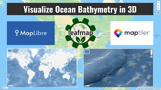 MapLibre Tutorial 13 Visualize Ocean Bathymetry in 3D [upl. by Rosenzweig]