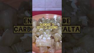 Ensalada de CARDO de NAVARRA\\\\\receta riquisimas food foodie cocina huerta cardo [upl. by Hafirahs376]