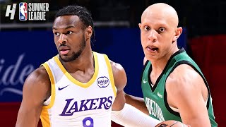 Boston Celtics vs Los Angeles Lakers  FULL Game Highlights  July 15 2024 NBA Summer League [upl. by Cargian]