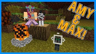 Amy amp Max Ep34 CAMPING TRIP  Minecraft  Amy Lee33 [upl. by Sparhawk]