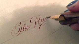 The Reverend in spencerian [upl. by Saire]