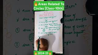 Class10th Areas Related To Circles Introduction Chapter 11 2024🔥😳shorts akankshaonlineclasses [upl. by Sanfred]