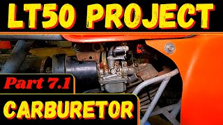 SUZUKI LT50 part 2 of 2 Carburetor how to strip clean and setup carb tuning LT 50 PROJECT Part 71 [upl. by Norag39]