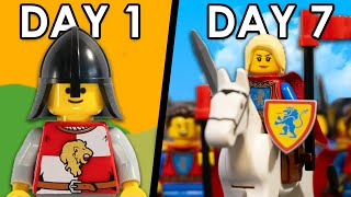 I Built A LEGO Medieval Army In 7 Days [upl. by Onurb]