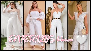 ENTERIZOS BLANCOS 🤍 enterizos moa2024mujer modafeminina outfit modafashionlook modamujer2023 [upl. by Atworth]