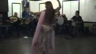 2003 FOLKTOURS USA Dance amp Music Camp CampersArtemis Mourat performing Turkis Roman danceMastika [upl. by Nanaj]