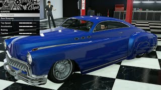 GTA 5  Past DLC Vehicle Customization  Albany Hermes 1949 Mercury Eight [upl. by Rubliw]