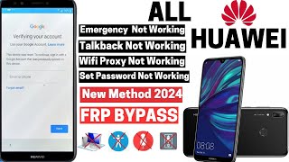 All Huawei FRP Unlock 2024 Google Account Bypass Emergency Not Working DUB LX1 Frp Unlock Easy mode [upl. by Kcod]