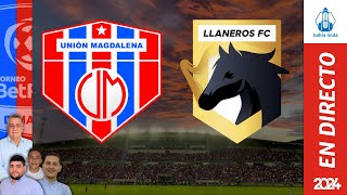 🎙️ ⚽ UNIÓN MAGDALENA VS LLANEROS En Vivo hoy 🔵🔴 Partido Unión Magdalena Hoy [upl. by Munniks]