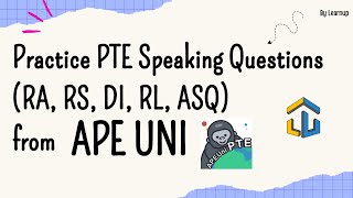 How to Practice Speaking Questions  RA RS DI RL ASQ from ApeUni  LearnUp [upl. by Ttezil212]