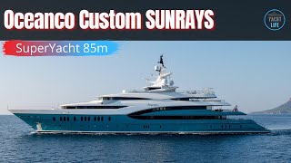 Spectacular € 129 Million 2010 Oceanco Custom SuperYacht SUNRAYS [upl. by Hajan]