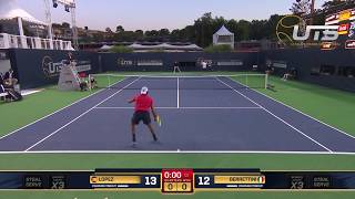 Hotshot Feliciano Lopez hits a brilliant volley [upl. by Orson]