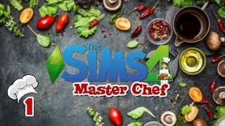 CHEF IN THE CITY 👩🏽‍🍳🥗🍣 Sims 4 Master Chef 1 [upl. by Yanehc]