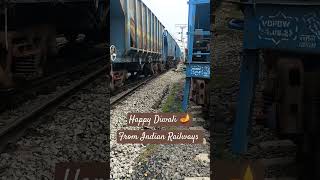 Happy Diwali 🪔 Be safe Indian Railways song music diwali ram ayodhya 2024 indianrailways [upl. by Sugihara]