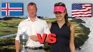 My First Round of Golf In Iceland Sabrina Andolpho [upl. by Reena598]