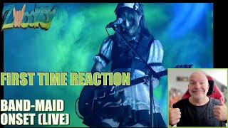 BandMaid  Onset Live  Reaction  Powerful live Performance of this great Instrumental [upl. by Retloc]