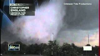 CNN Deadly Tuscaloosa tornado caught on tape [upl. by Rajiv212]