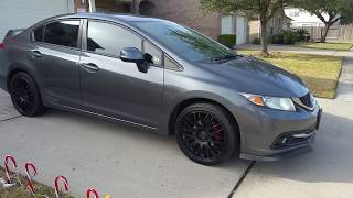 2013 honda civic ex 18 inch black wheels [upl. by Aik]