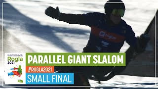 Sobolev vs Kim  Small Final  Mens PGS  FIS Snowboard Alpine World Championships 2021 [upl. by Drahser]