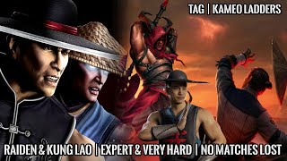 MORTAL KOMBAT TAG  KAMEO TOWERS  RAIDEN amp Kung Lao  Kameo  MK9 amp MK1  EXPERT amp VERY HARD [upl. by Gnilyam]