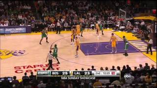 Boston Celtics  Los Angeles Lakers  Kobe Is A One Man Show 13011 [upl. by Eyeleen335]