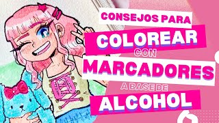 CONSEJOS para COLOREAR MEJOR con tus MARCADORES [upl. by Jit]