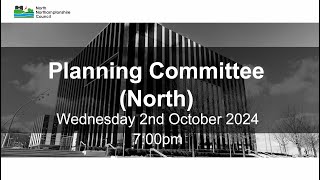 Planning Committee North  2nd October 2024 [upl. by Llener199]