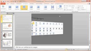 Overgangen in PowerPoint [upl. by Schurman932]