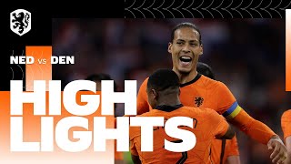 What a way to start 2022 😍  Highlights Nederland  Denemarken [upl. by Tavey]